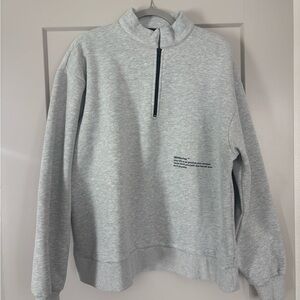 White fox oversized sweatshirt